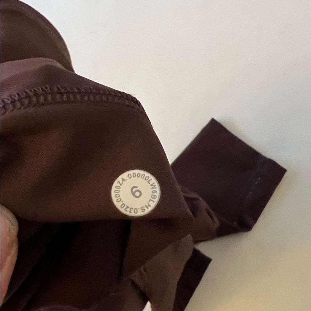 Lululemon Swift Speed High-Rise Crop 21" Brown Earth Size 6 $118 - Picture 9 of 10